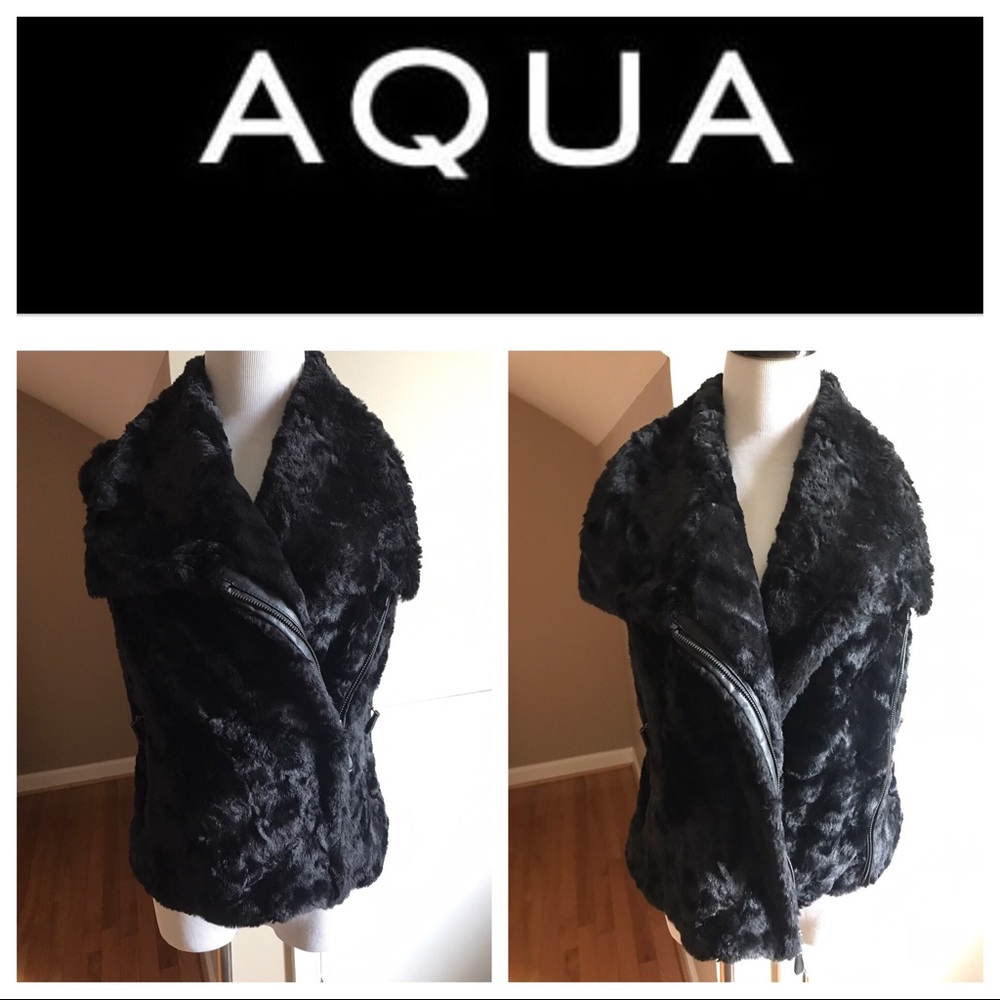 Faux fur vest